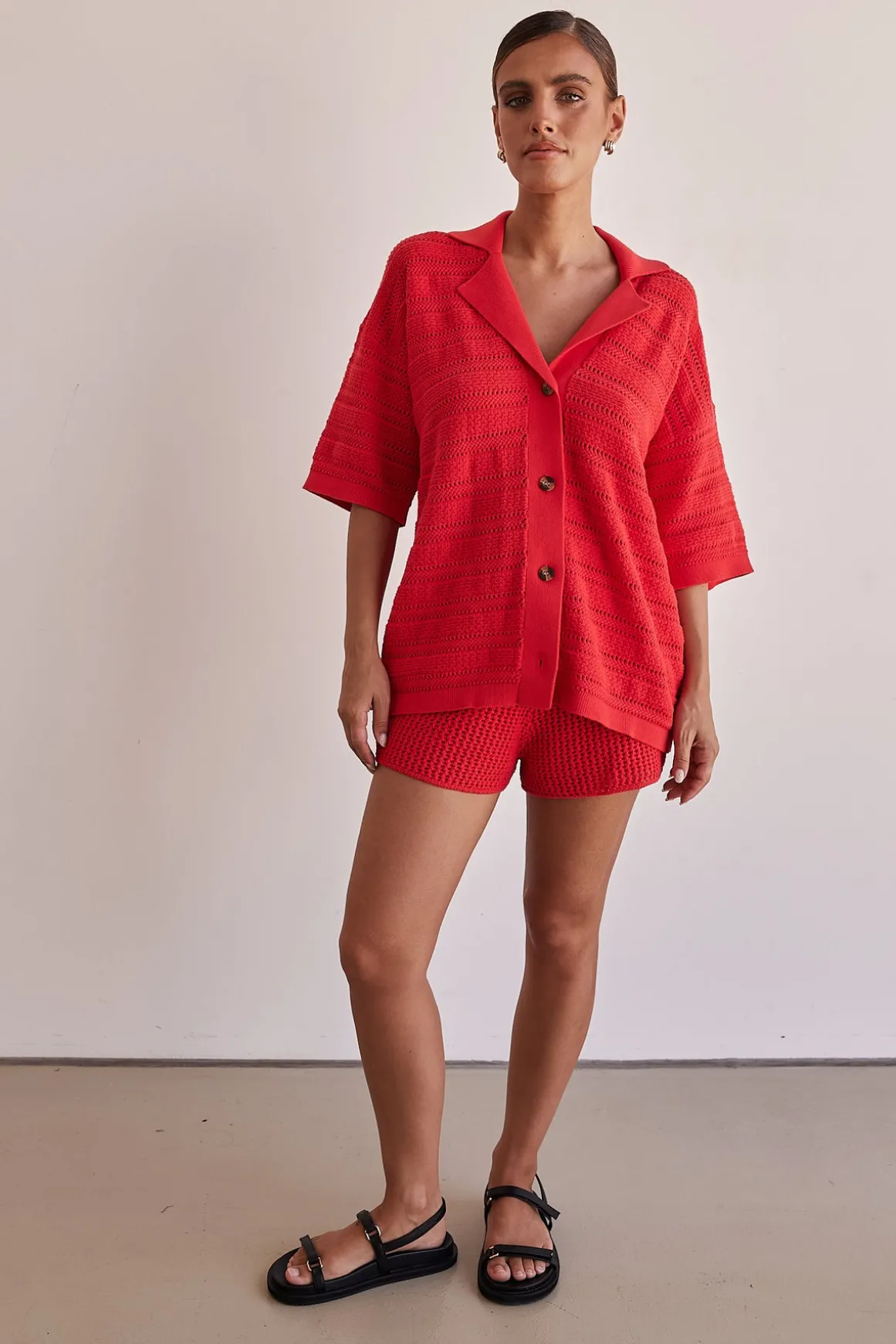 El Camino Knit Shirt (Red)