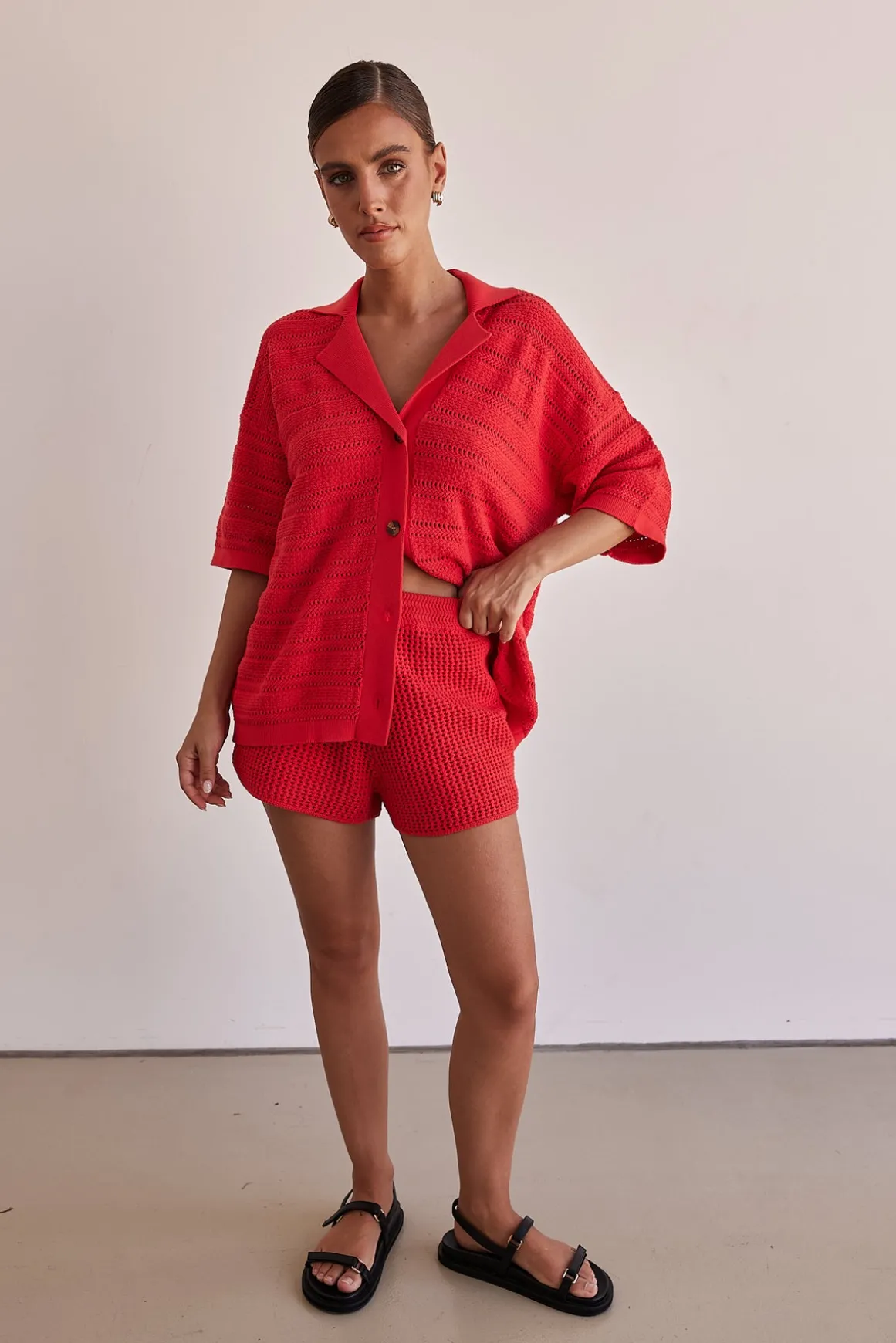 El Camino Knit Shirt (Red)