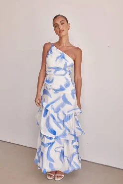 Elowen Maxi Dress (Blue)