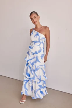 Elowen Maxi Dress (Blue)