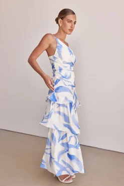 Elowen Maxi Dress (Blue)