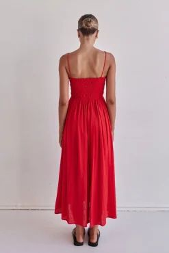 Estelle Maxi Dress (Red)