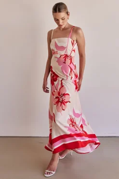 Flora Maxi Dress (Red)