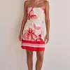 Flora Mini Dress (Red)
