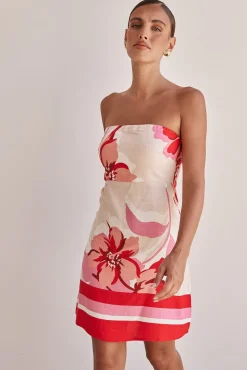 Flora Mini Dress (Red)