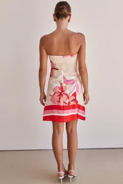 Flora Mini Dress (Red)