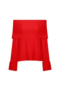 Freja Knit Top (Red)
