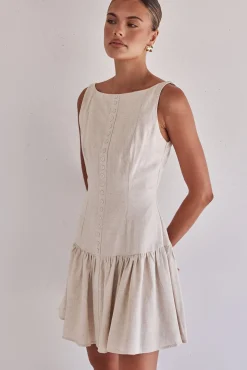 Genesis Mini Dress (Beige)