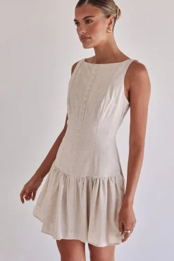 Genesis Mini Dress (Beige)