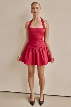 Geneva Mini Dress (Red)