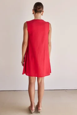 Harper Mini Dress (Red)