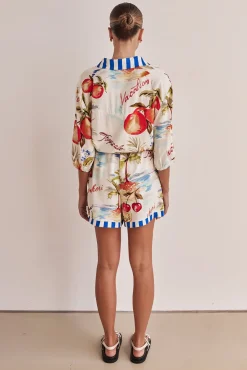 Indigo Playsuit (White)