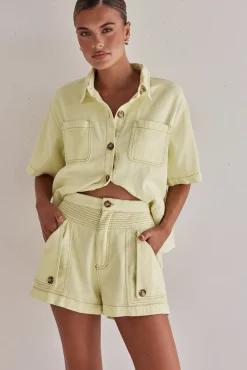 Iris Denim Set (Yellow)