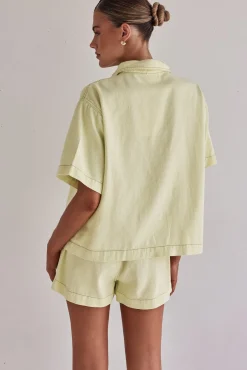 Iris Denim Set (Yellow)