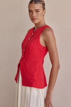 Irving Vest (Red)