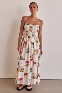 Jamie Maxi Dress (Cream)