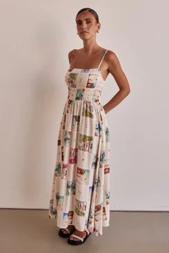 Jamie Maxi Dress (Cream)