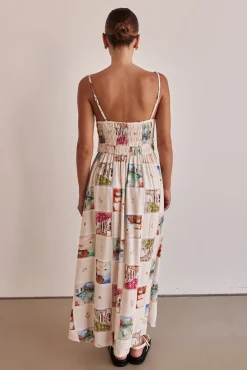 Jamie Maxi Dress (Cream)