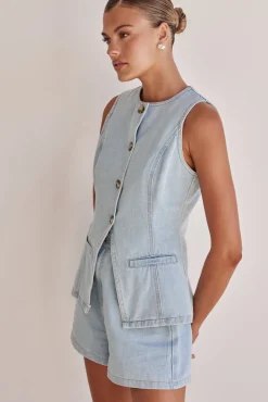 Jules Denim Set (Light Blue)