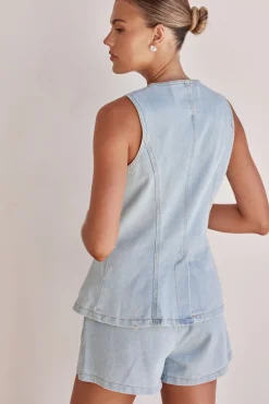 Jules Denim Set (Light Blue)