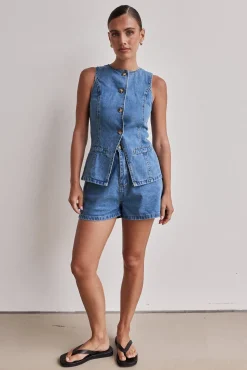 Jules Denim Set (Mid Blue)