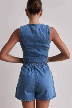 Jules Denim Set (Mid Blue)