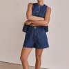Jules Denim Shorts (Blue)