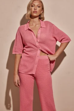 Juliet Knit Pant (Pink)