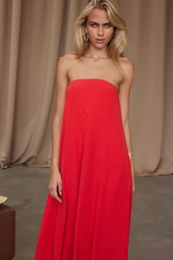 Kesia Maxi Dress (Red)