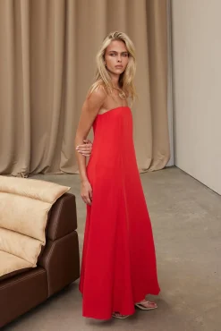 Kesia Maxi Dress (Red)