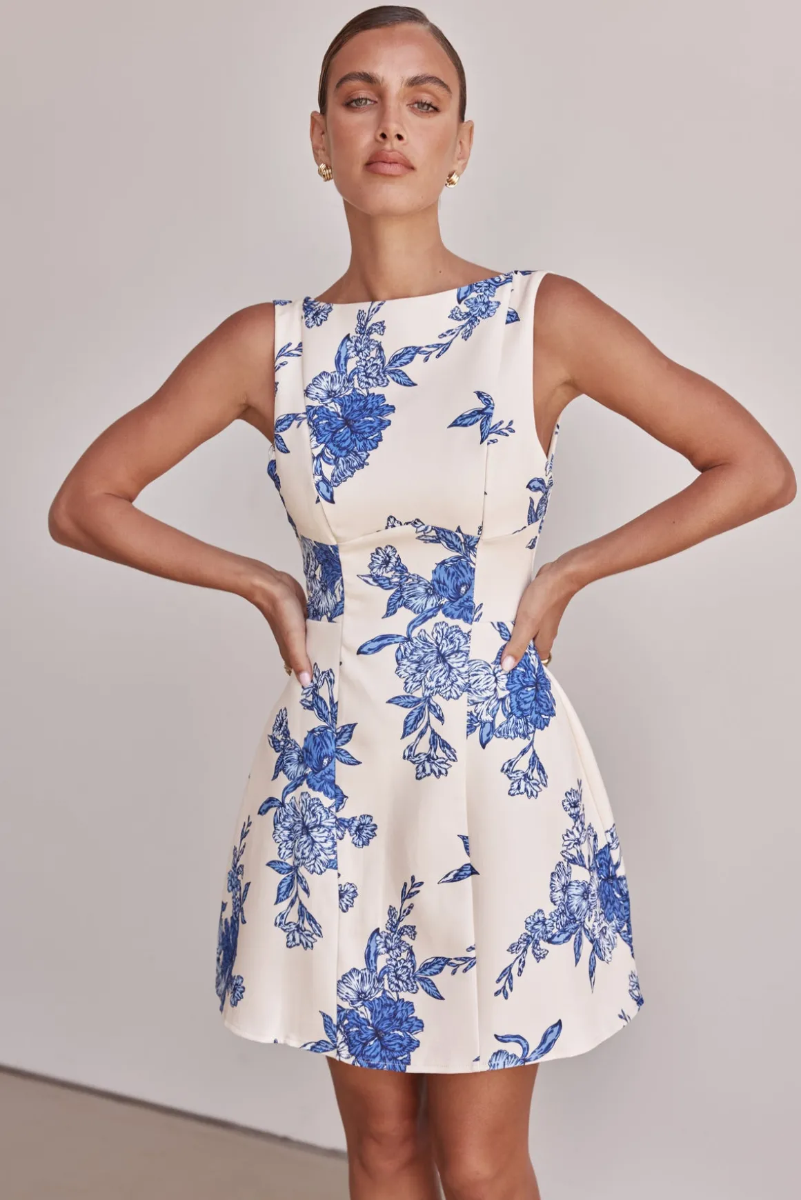 Lia Mini Dress (Cream)