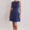 Lia Mini Dress (Navy)