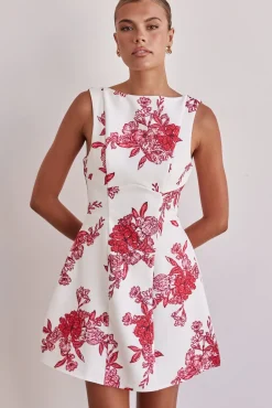 Lia Mini Dress (White)