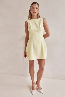 Lia Mini Dress (Yellow)