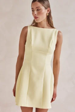 Lia Mini Dress (Yellow)