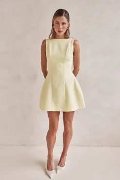 Lia Mini Dress (Yellow)