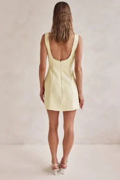 Lia Mini Dress (Yellow)