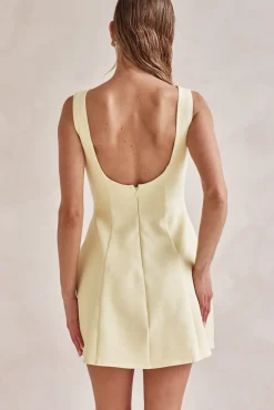 Lia Mini Dress (Yellow)