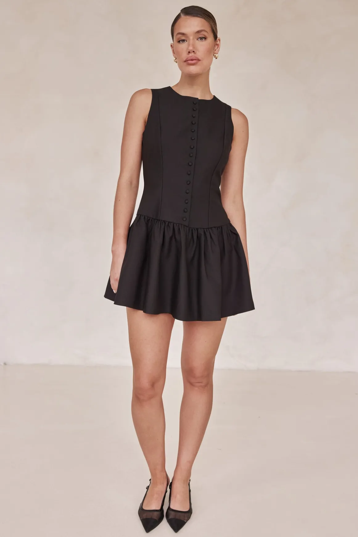 Lysandra Mini Dress (Black)