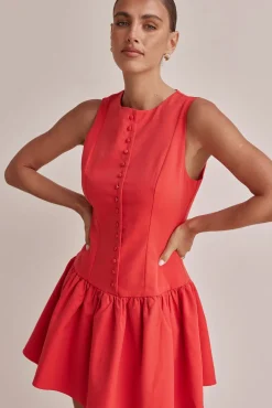 Lysandra Mini Dress (Red)