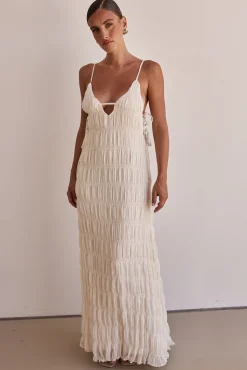 Mika Maxi Dress (Cream)