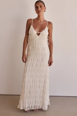 Mika Maxi Dress (Cream)