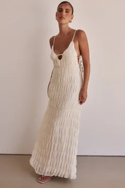 Mika Maxi Dress (Cream)