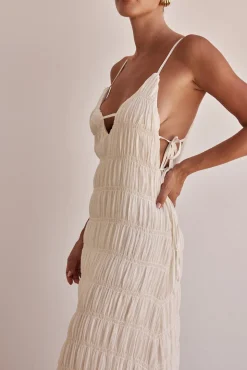 Mika Maxi Dress (Cream)