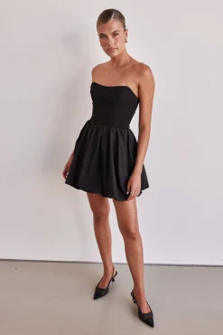 Niamh Mini Dress (Black)