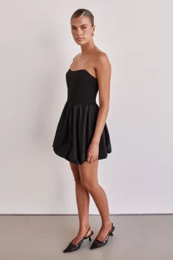 Niamh Mini Dress (Black)