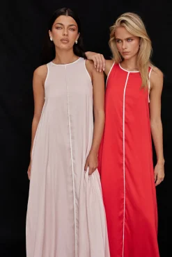 Palos Maxi Dress (Beige)