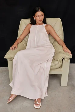 Palos Maxi Dress (Beige)