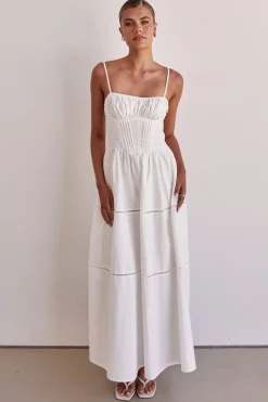 Paolo Maxi Dress (White)