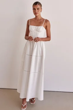Paolo Maxi Dress (White)